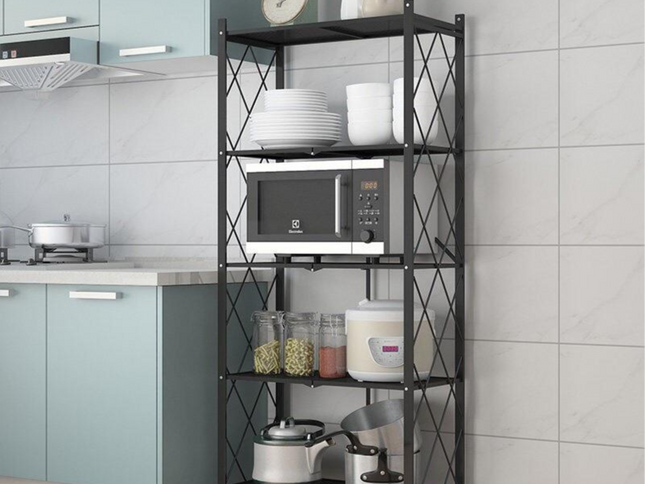 Foldable Kitchen Storage Rack 5 Layer