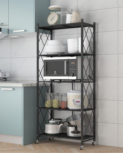 Foldable Kitchen Storage Rack 5 Layer