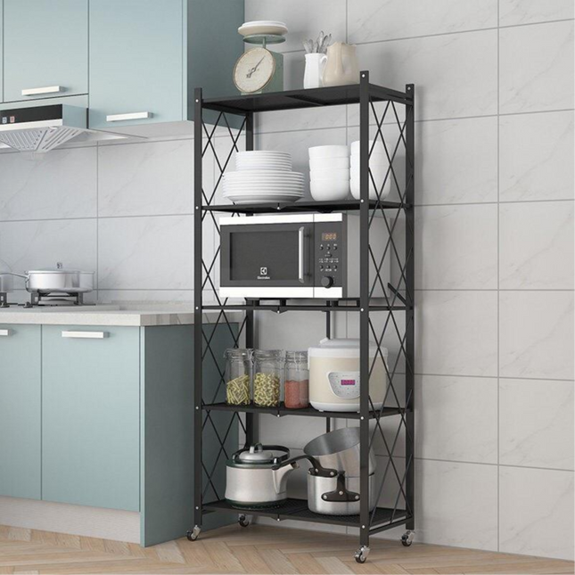 Foldable Kitchen Storage Rack 5 Layer