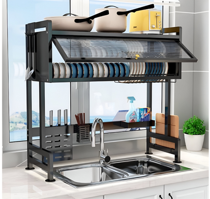 Kitchen Sink Rack With Door