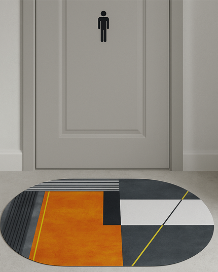 Door Mat Oval Shape