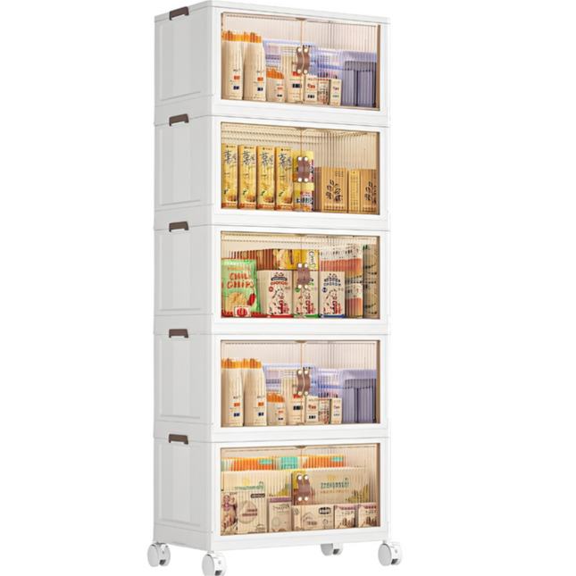 خزانة تخزين قابلة للطي 5 طبقات 185 سم