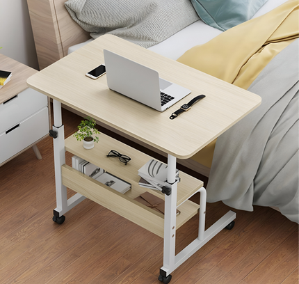Laptop Stand Wooden Adjustable Shelve
