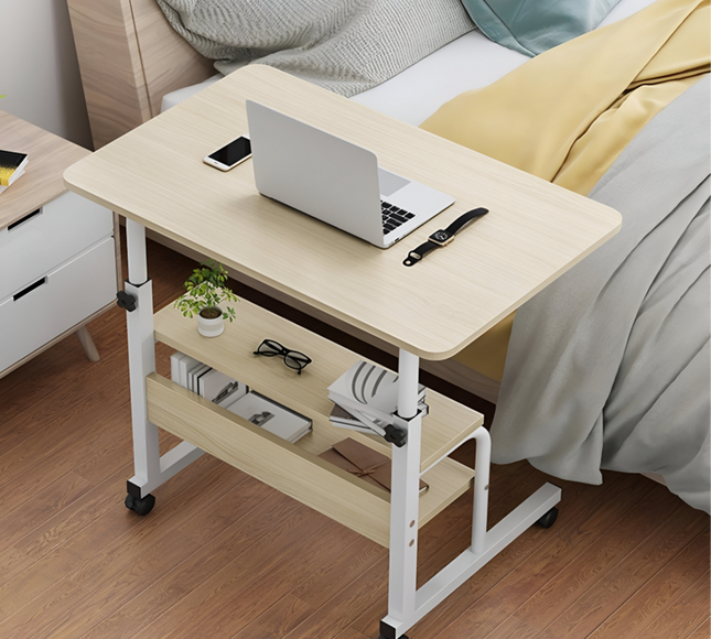 Laptop Stand Wooden Adjustable Shelve