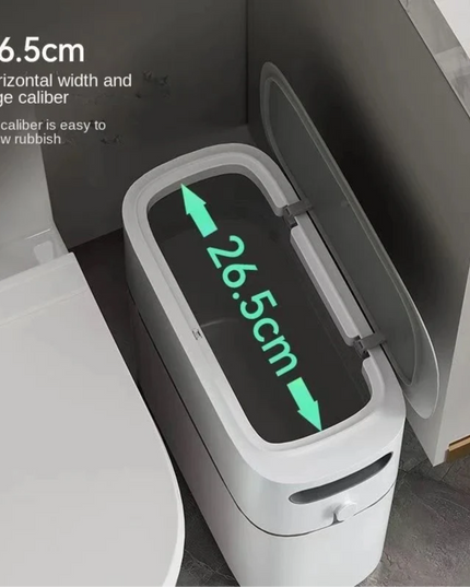 سلة المهملات الضيقة سعة 8 لتر