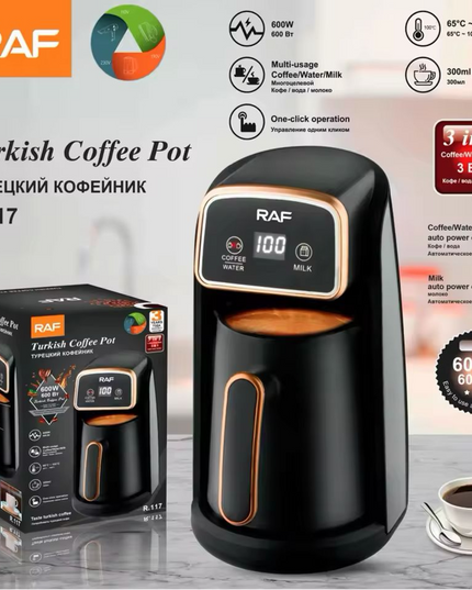 RAF Turkish digital coffee pot