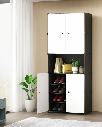 Shoe Rack with Wardrobe