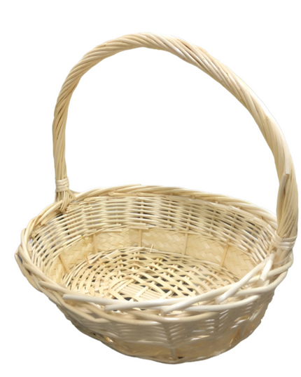 Gift Bamboo Hamper Basket Oval shape 2pcs set