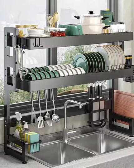 Kitchen Sink Rack Double Adjustable