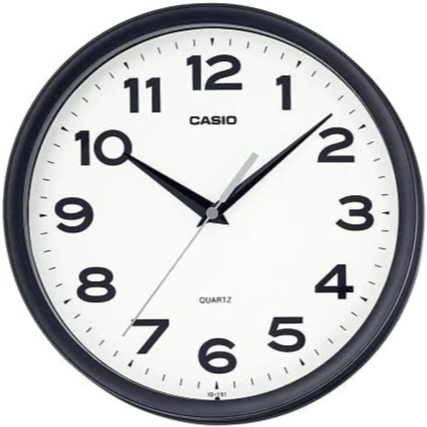 Casio Wall Analog Clock Round IQ151-1DF