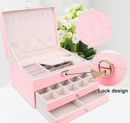 Jewelry Storage Box Three Layer