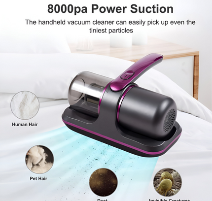 مكنسة كهربائية لاسلكية لإزالة العث