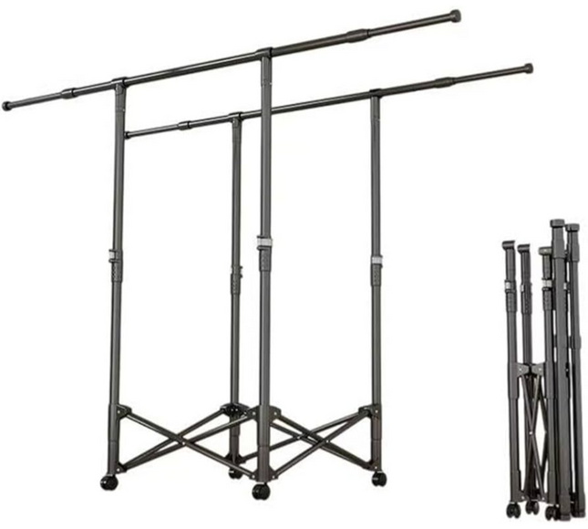 Multifunction Foldable Laundry Drying Rack Metal