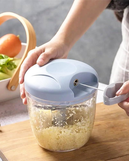 Easy Spin Cutter Vegetable Chopper