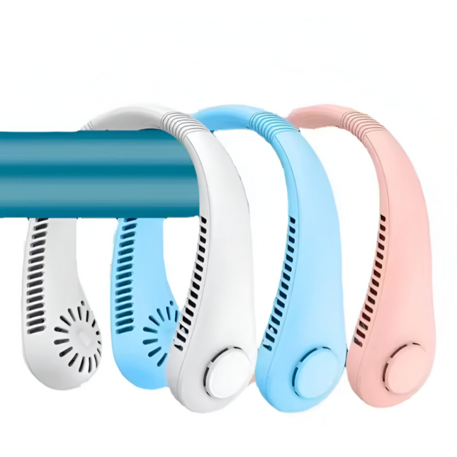 مروحة رقبة صغيرة محمولة لتبريد الهواء بدون شفرات