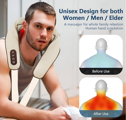 جهاز تدليك الرقبة مع جهاز تدليك الكتف