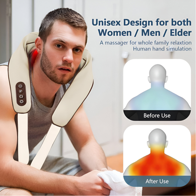 جهاز تدليك الرقبة مع جهاز تدليك الكتف