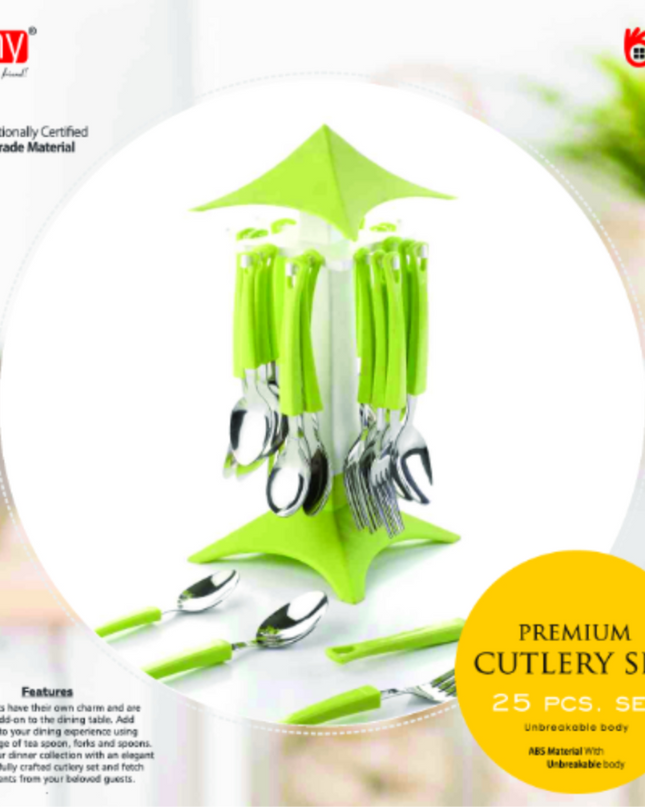 Cutlery Set with Revolving Stand