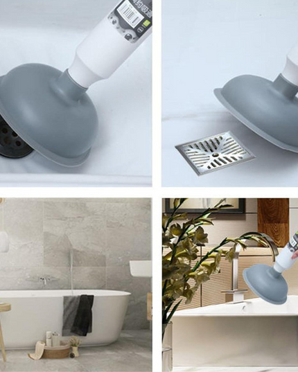 مكبس أنبوب المرحاض الفراغي