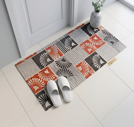 Geometric Printed Floor Mat
