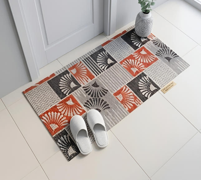 Geometric Printed Floor Mat