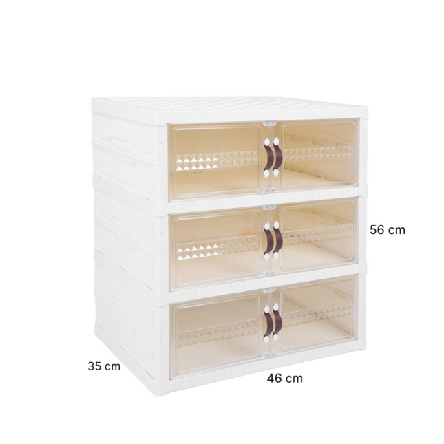 Telescopic Shoe Rack 2 Column 3 Layer