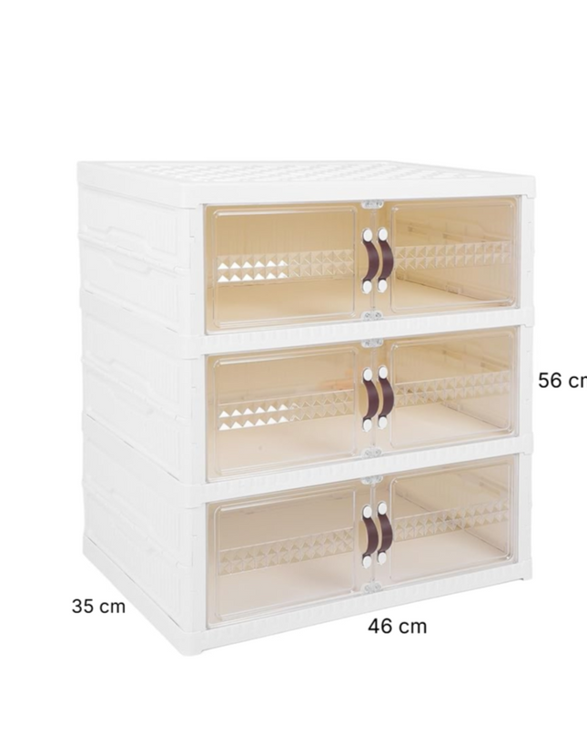Telescopic Shoe Rack 2 Column 3 Layer