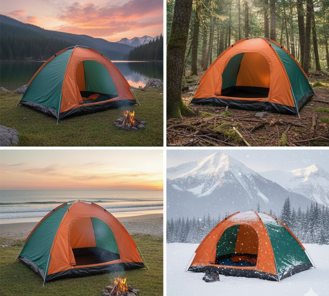Outdoor Camping Tent Sinlge Door 2X2.5M