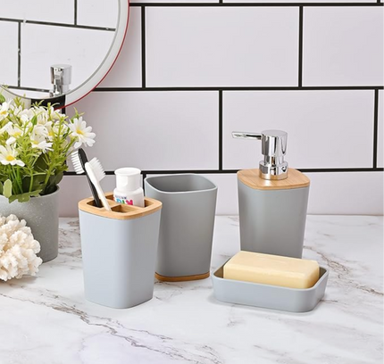 مجموعة إكسسوارات الحمام 6 قطع