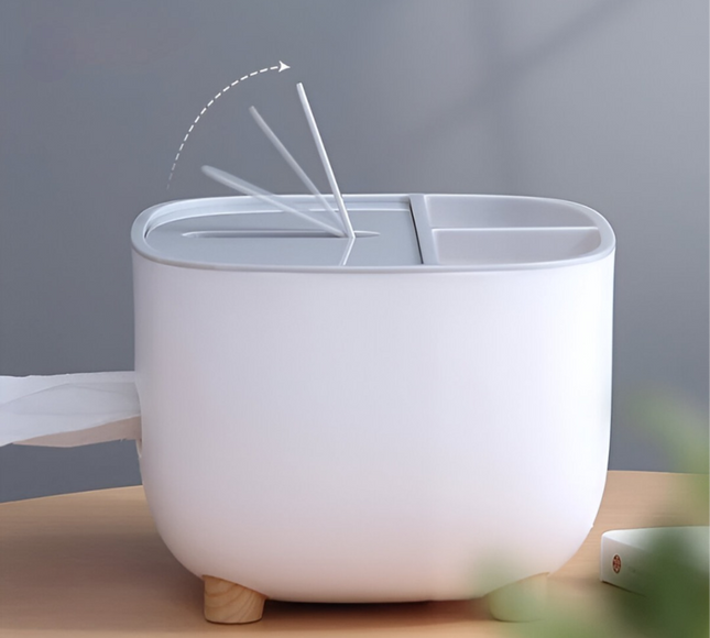 علبة مناديل مكتبية متعددة الوظائف