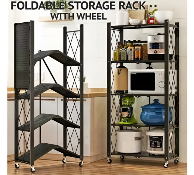 Foldable Kitchen Storage Rack 5 Layer