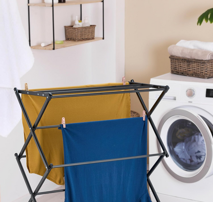 Foldable Clothes Drying Rack 3 Tier
