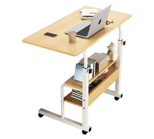 Laptop Stand Wooden Adjustable Shelve