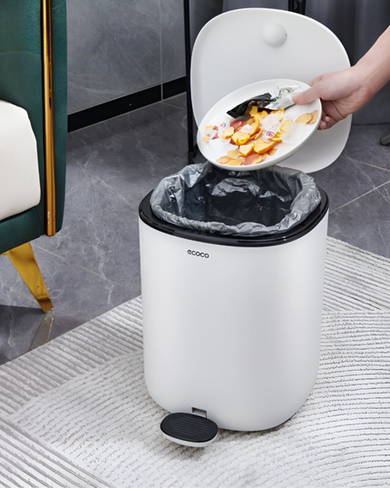 Pedal Trash Can Waste Bin 7 Liter