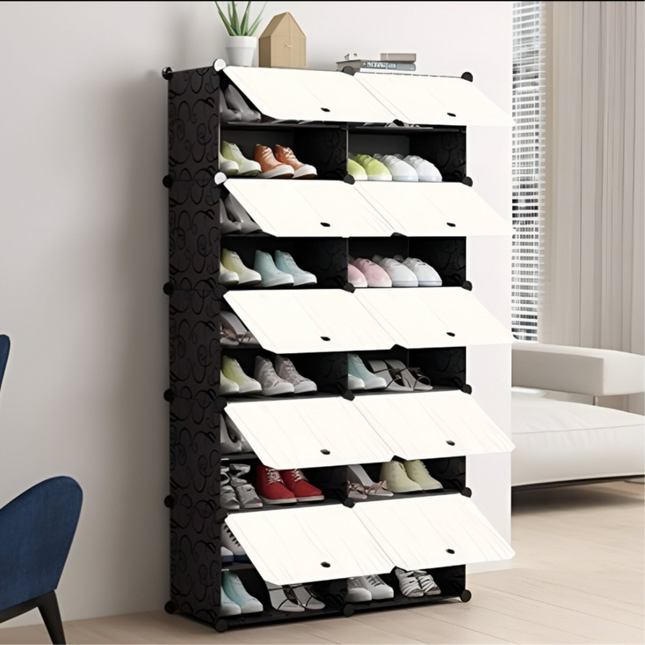 Shoe Rack 2 Column 10 Layer 10 Doors