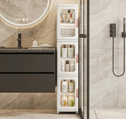 Multifunctional Narrow Storage Cabinet 3 Tier
