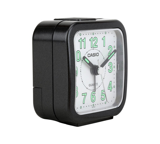 Casio Analog Table Clock, Black - Tq-141-1Df