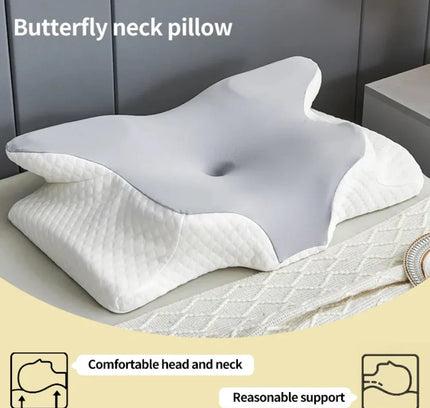 Orthopedic Ergonomic Butterfly Shaped Memory Foam Cervical Pillow for Neck Pain