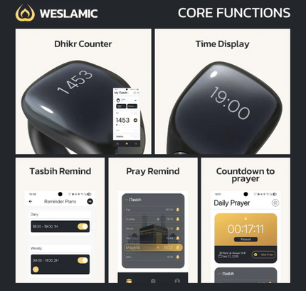 Weslamic Itasbih Smart Ring
