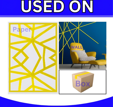 شريط لاصق أصفر 100 ياردة 48 مم