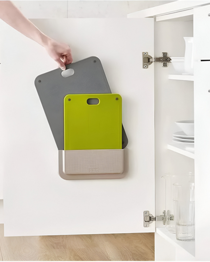 مجموعة ألواح التقطيع مع حقيبة تخزين