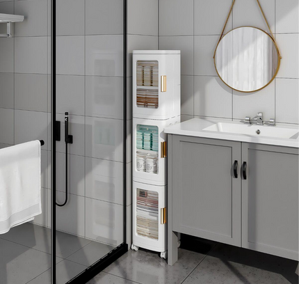 Multifunctional Narrow Storage Cabinet 3 Tier