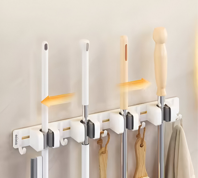 Wall Mounted Mop & Broom Holder