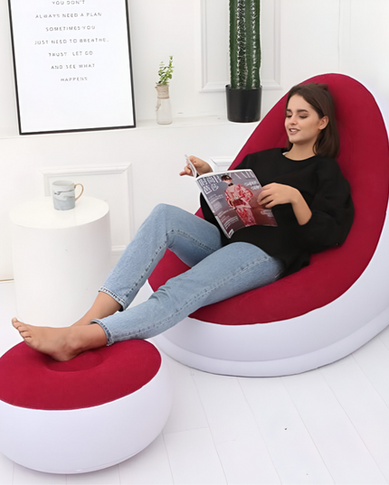 Portable Air Inflatable Chair Set