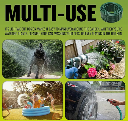 Garden Washing Hose Set 20 Meter