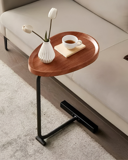 C-Shaped Coffee Table for living Room,bedroom