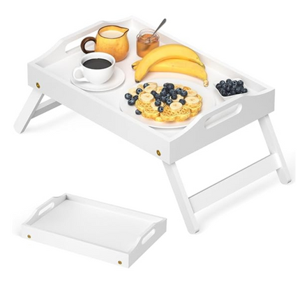 Foldable Bamboo Tray with Bed Table