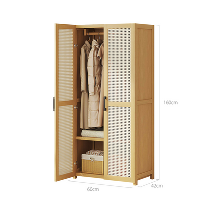 Wooden Wardrobe Storage Organizer