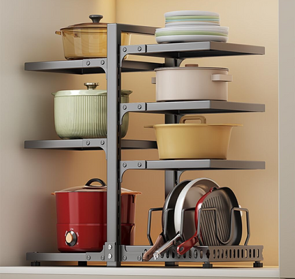 Multi-Layer Kitchen Pots And Pans Rack