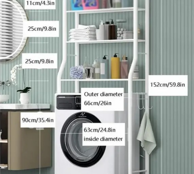 Washing Machine Storage Rack